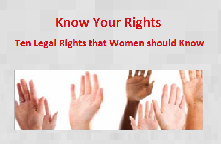 Ten Legal Rights that Women should Know - LawOF